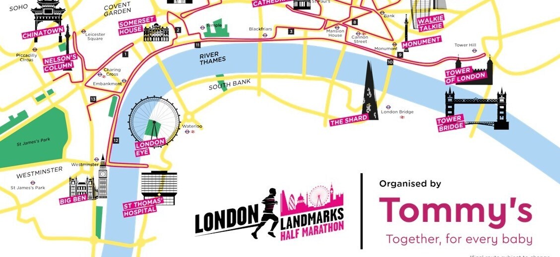 THE MINTRIDGE FOUNDATION London Landmarks Half Marathon 2024